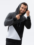 Pánská mikina Ombre Hoodie B1050 Black