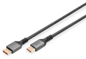 Digitus DisplayPort 2.1 černý / Propojovací kabel / DisplayPort - DisplayPort / 1m / 80 Gbps / 16K (DB-340111-010-S)