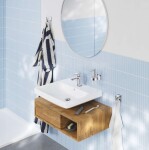 GROHE - Euro Ceramic Umyvadlo 60x47 cm, s přepadem, otvor pro baterii, alpská bílá 102415SH00