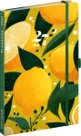 NOTIQUE Planbook Lemons 2027 / Diář se zápisníkem / 13 × 21 cm / 14denní horizontální kalendárium