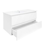 Koupelnová skříňka s umyvadlem SAT B-Way 99x50x45 cm bílá lesk BWAY2100WU4BI BWAY2100WU4BI