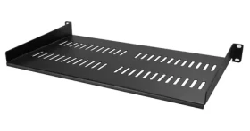 StarTech Rack police 1U větraná černá / Police / 19" / Ocel / Nosnost 20 kg (CABSHELFV1U)