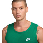 Pánské tričko Nike Club Tank, zelené, BQ1260 365 L