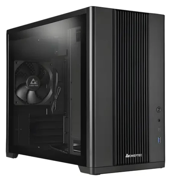 Chieftec BX-10B-OP černá / PC skříň / Tower / mATX, Mini-ITX / Bez zdroje / USB-C / 2 roky záruka (BX-10B-OP)