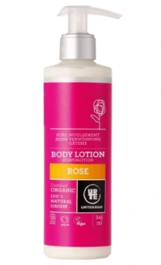 Urtekram Tělové mléko růže 245 ml