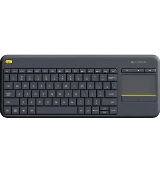 Logitech K400 Plus černá / Bezdrátová klávesnice s touchpadem / HU (920-007157)