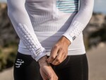 Compressport ArmForce T2 návleky na paže - Běžecké návleky na ruce Compressport ArmForce Ultralight - WHITE Velikost: 22 - 25 cm obvod bicepsu