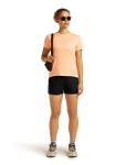 Dámské merino triko s krátkým rukávem ICEBREAKER Wmns Core SS Tee Panax, Sunstone velikost: S