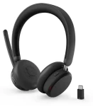 Lenovo Dual-Mode Wireless ANC Headset 6550 černá / Bezdrátová sluchátka / BT 5.3 / USB-C / ANC / Microsoft Teams (4XD1S19778)