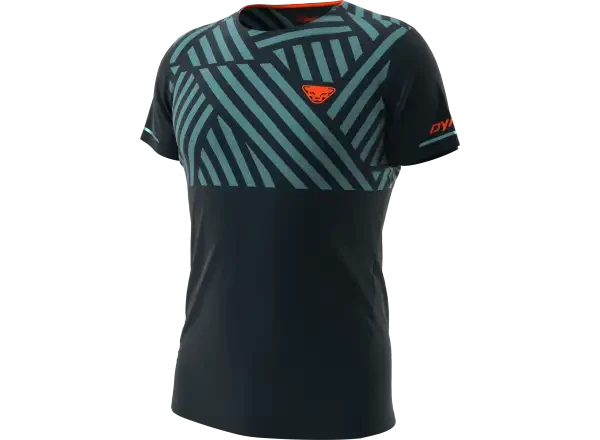 Dynafit Trail Graphic Shirt M storm blue - Dynafit Trail Graphic pánské triko krátký rukáv Storm Blue/Razzle Dazzle vel. XL