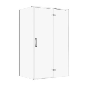 CERSANIT - Sprchový kout JOTA s panty, chrom, 120x90x195, pravý, čiré sklo S160-025
