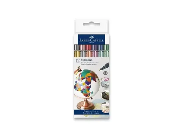 FABER-CASTELL Metalické popisovače / 6ks (160706)