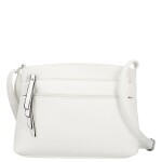 Stylová dámská koženková crossbody kabelka Lumi, bílá