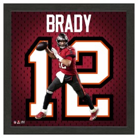 Obraz Tampa Bay Buccaneers NFL Tom Brady #12 Impact Jersey