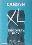 Canson XL Discovery Pack složka akvarelových a mix media papírů A4