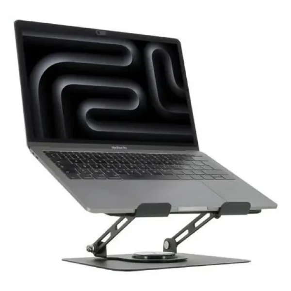 Mobilis 001390 černá / Stojan na notebook / Otočná základna 360° / Výškově nastavitelný / Skládací / Do 17" (001390)