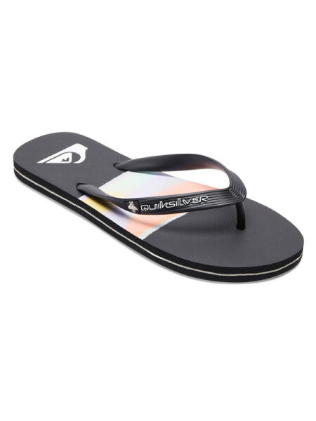 Quiksilver MOLOKAI AIRBRUSHED BLACK pánské žabky