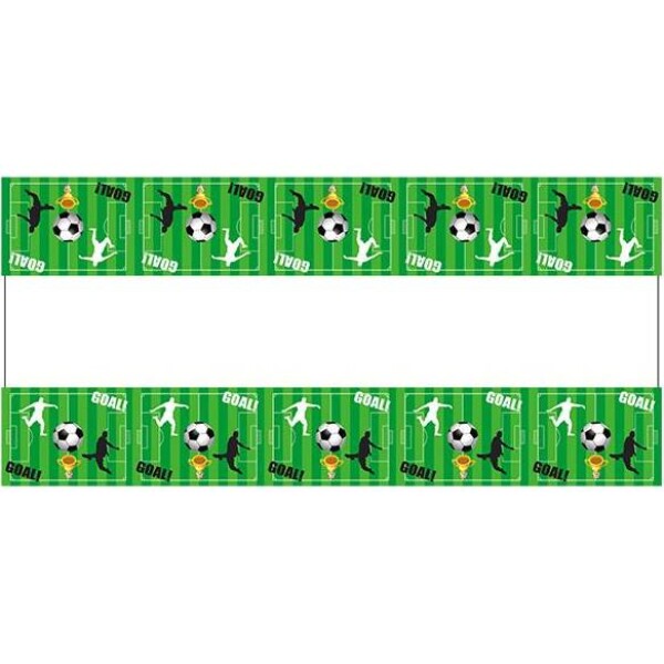 Ubrus na párty 180 x108cm fotbal - Cakesicq