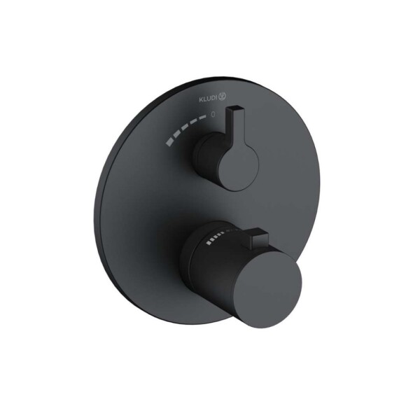 KLUDI - Nova Fonte Termostatická sprchová baterie pod omítku, matná černá 208853915