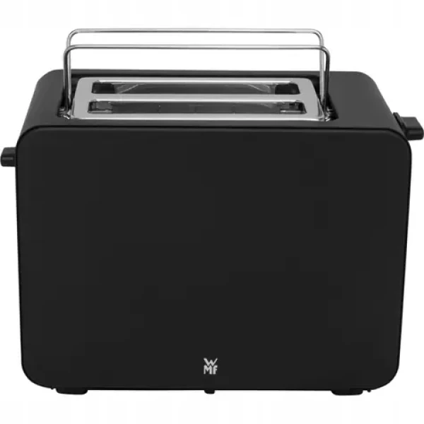 WMF Stelio černá / Topinkovač / 1050 W / 2 topinky / 7 stupňů opékání / nerez (414210071)