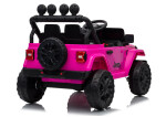 Mamido Elektrické autíčko Jeep Rubicon 24 V 2x200 W růžové