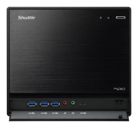 Shuttle XPC cube Barebone SH570R8 černá / Bez CPU (LGA1200/GEN1011) / 4xDDR4 / 4xSATA / 2x M.2 / 2xLAN / Bez OS (SH570R8)