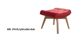 Podnožka Pik 2910 Provedení: Podnožka, Nožičky: Rustikál, látka: AN 2910