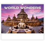 Nástěnný kalendář 2027 Helma World Wonders