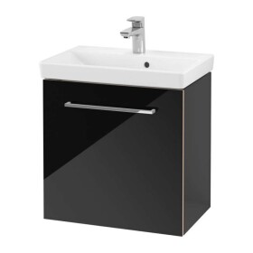 VILLEROY & BOCH - Avento Umyvadlová skříňka, 53x51x35 cm, 1 dvířka, Crystal Black A88801B3