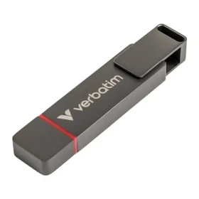 Verbatim Dual QuickStick 256GB šedá / Flash Disk / USB-AUSB-C 3.0 / čtení: až 530MBs / zápis: až 470MBs (32041)