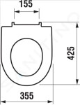 JIKA - Lyra plus WC sedátko, Antibak, Slowclose, bílá H8933853000001