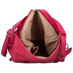 Trendy dámský kabelko-batoh Wilhelda, červená