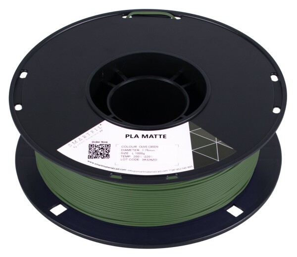 PLA MATTE filament Olive Green 1,75 mm Smartfil 1 kg