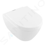 VILLEROY & BOCH - Subway 2.0 Závěsné WC, Aquareduct, DirectFlush, hluboké splachování, alpská bílá 5614A101