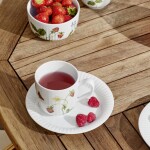 KÄHLER Porcelánový hrnek Hammershøi Summer Berries 330 ml, multi barva, porcelán
