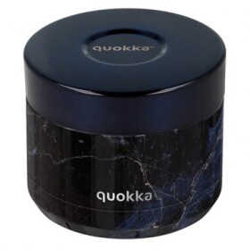 Quokka Whim Food Jar 0.36 l black marble / Termoska na jídlo / nerezová ocel (Q40101)
