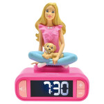 Lexibook budík Barbie se svítící figurkou