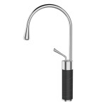 INVENA - Umyvadlová baterie vysoká STONE černá/chrom BU-03-W08-V