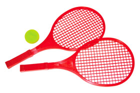 Soft tenis - 2 rakety a míček