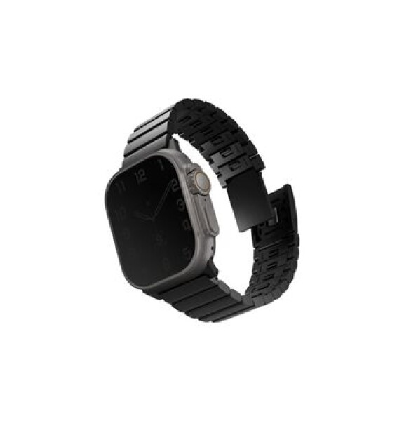 UNIQ Strova Mag řemínek pro Apple Watch 49 45 44 42 mm - MIDNIGHT (černá) (8886463688168)