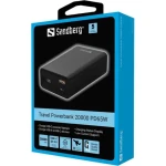 Sandberg Ttravel Powerbank černá / USB-C PD 65W / 20000mAh / USB-C / USB-A (420-95)