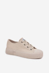 Dámské tenisky na platformě LEE ISLA C WOMEN LOW 50253001.35E Béžové 38