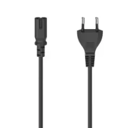 Hama eurozástrčka – C7 černá / Napájecí kabel / 5 m / 230 V / VDE