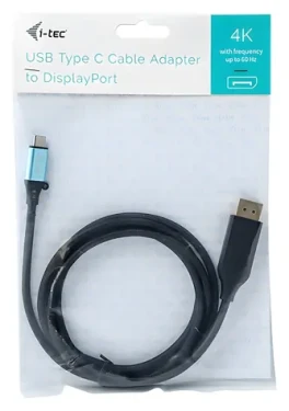 I-tec USB-C - DisplayPort adaptér 200 cm / Redukce / 4K 60Hz (C31CBLDP60HZ2M)