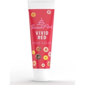 SweetArt gelová barva tuba Vivid Red (30