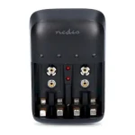 Nedis BACH07 NiMH nabíječka / 500 mA / 1.2 / 9 V DC / 0.5 A A / AA AAA (BACH07)