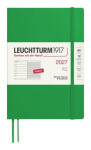 Týdenní plánovač & Zápisník Spring Leaf, Medium A5 2027, Softcover, anglicky