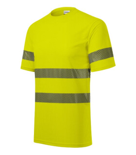 HV Dry tričko unisex fluorescenční žlutá 2XL