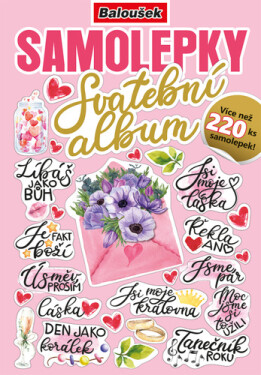 Samolepkový sešit Svatební album