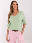 Jumper MI SW 2103.07 pistácie jedna velikost